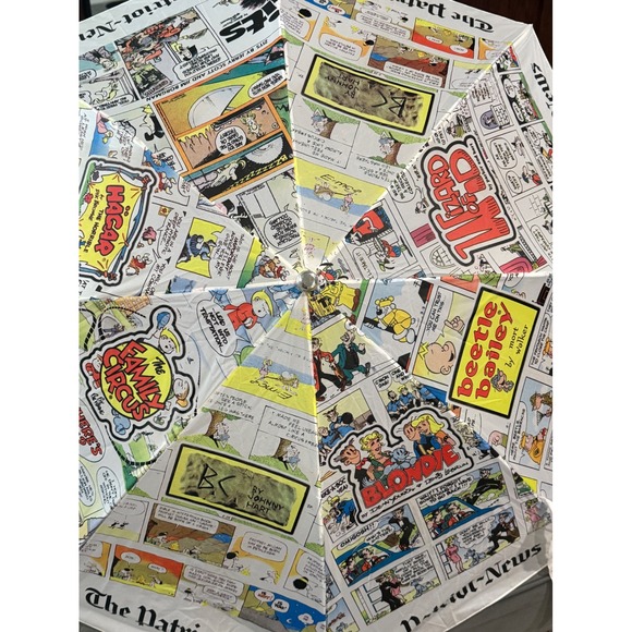 The Patriot News Comic Strip Umbrella Haggar Blondie Beetle Bailey - Picture 2 of 3